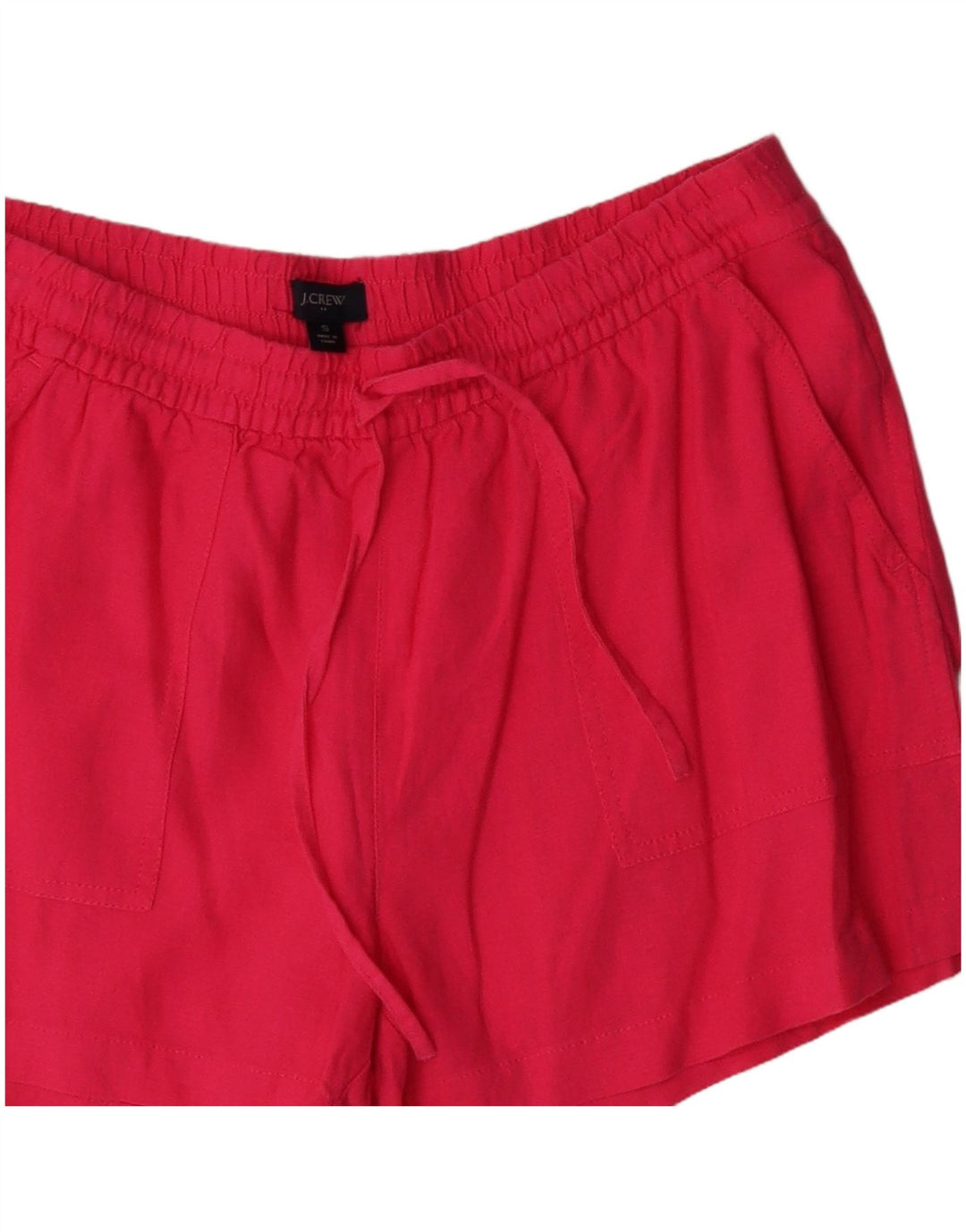 J. Crew Shorts Chino Feminino Pequeno W27 Linho Rosa
