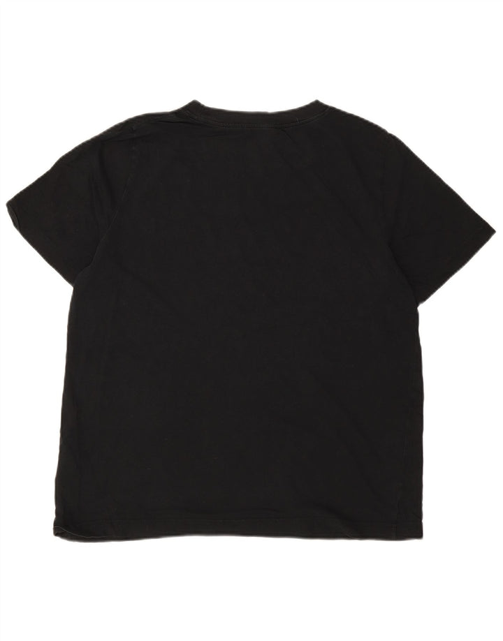 Cos Camiseta Masculina Top Médio Algodão Preto