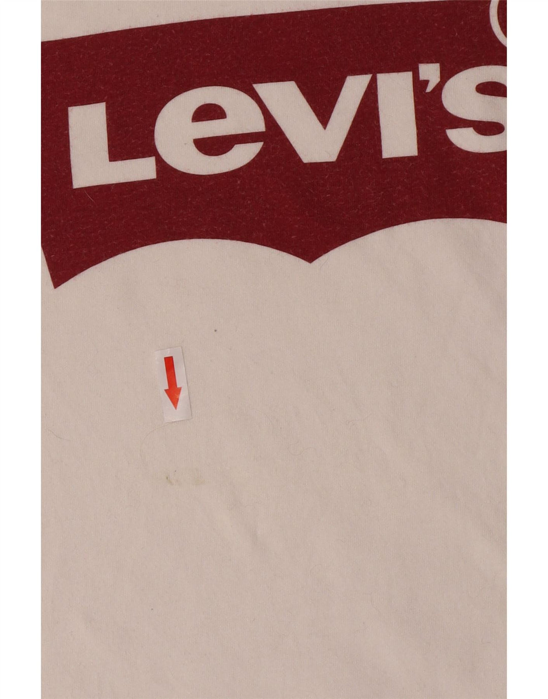 Camiseta gráfica masculina Levi's Top médio branco