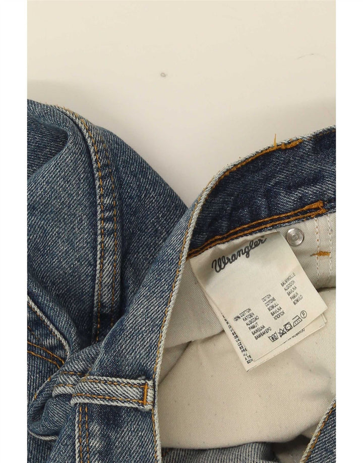 Wrangler Mens Regular Fit Jeans Reta W34 L34 Azul Algodão