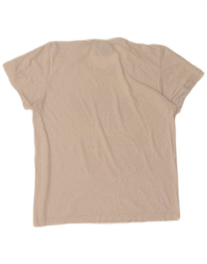 ADIDAS Mens Graphic T-Shirt Top Pequeno Branco