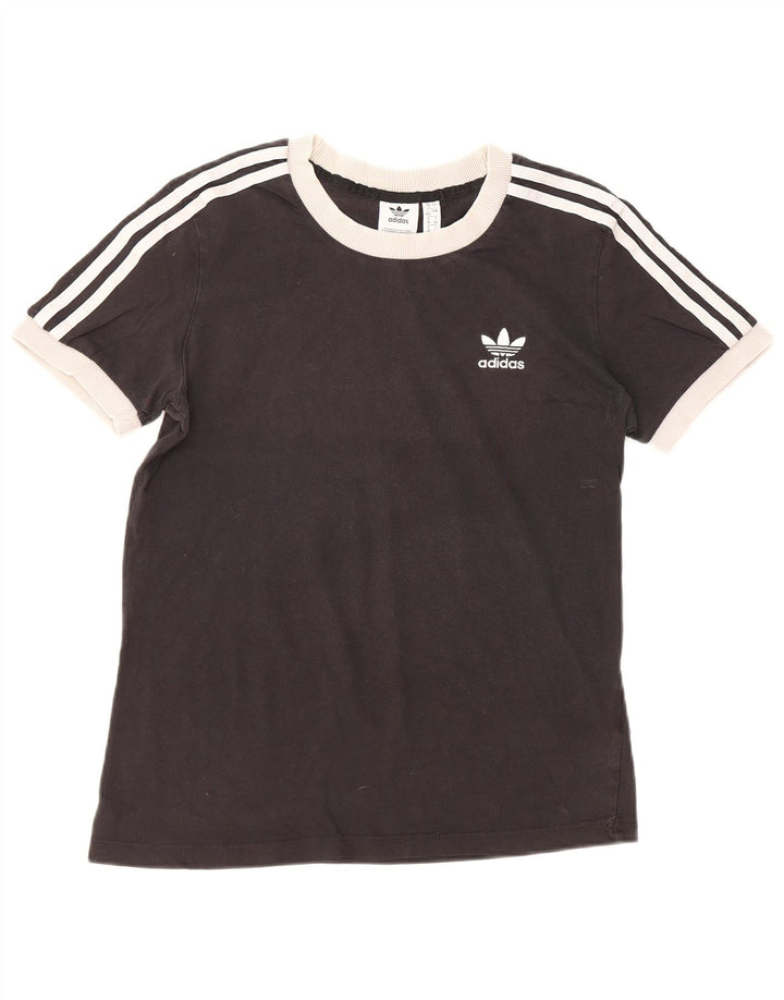 Camiseta Adidas Feminina Top UK 12 Médio Algodão Preto