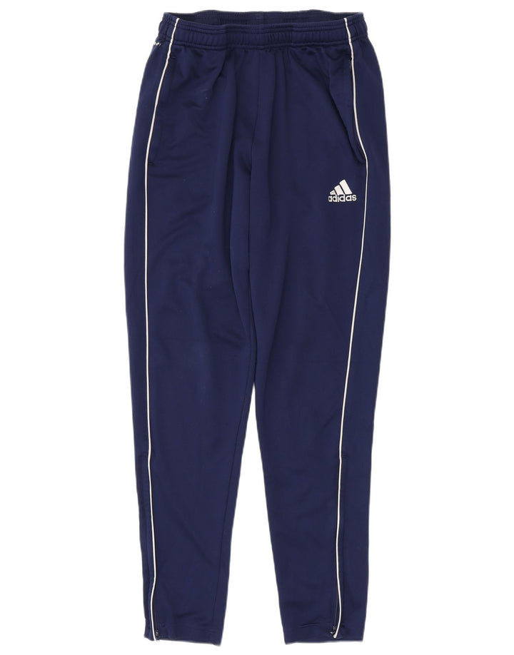 Calça de treino masculina Adidas Aeroready grande poliéster azul marinho