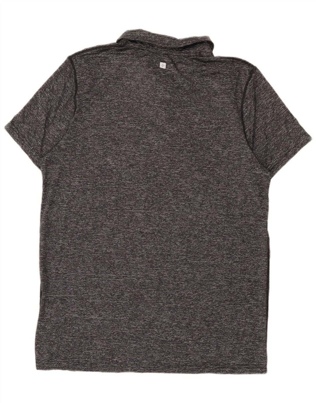 Camisa polo masculina IsoCool Mountain Warehouse poliamida manchada cinza médio