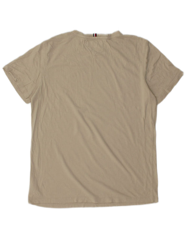 Camiseta Tommy Hilfiger Boys Graphic 15-16 Anos Algodão Bege
