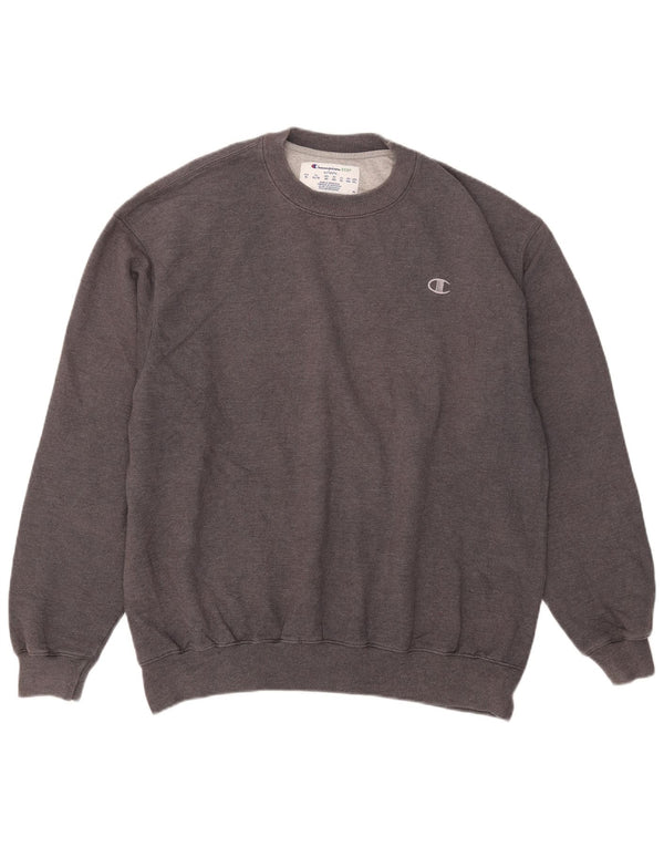 Champion moletom masculino jumper XL algodão cinza