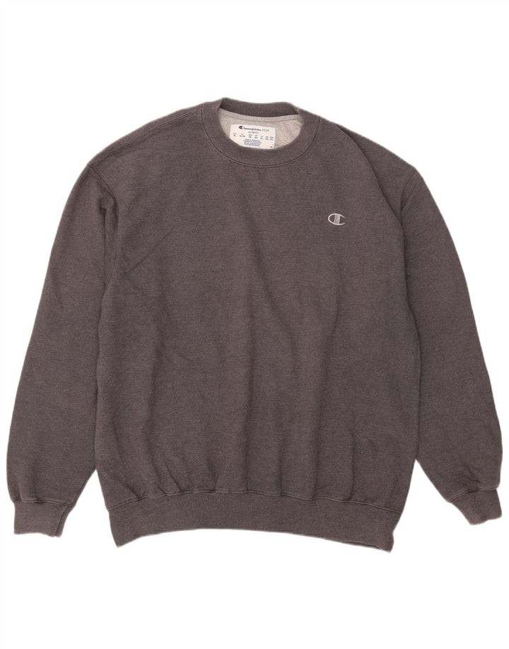 Champion moletom masculino jumper XL algodão cinza