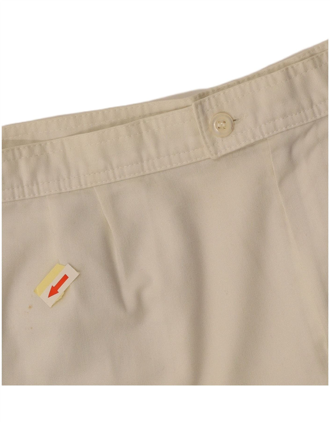 SERGIO TACCHINI Shorts chino feminino W36 grande branco