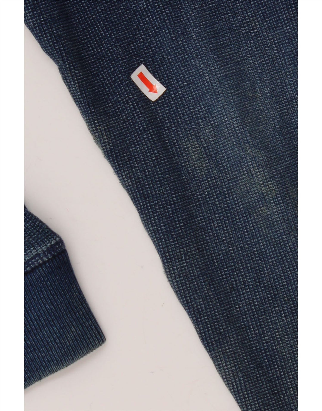 Suéter masculino com capuz e zíper FAT FACE algodão azul marinho médio