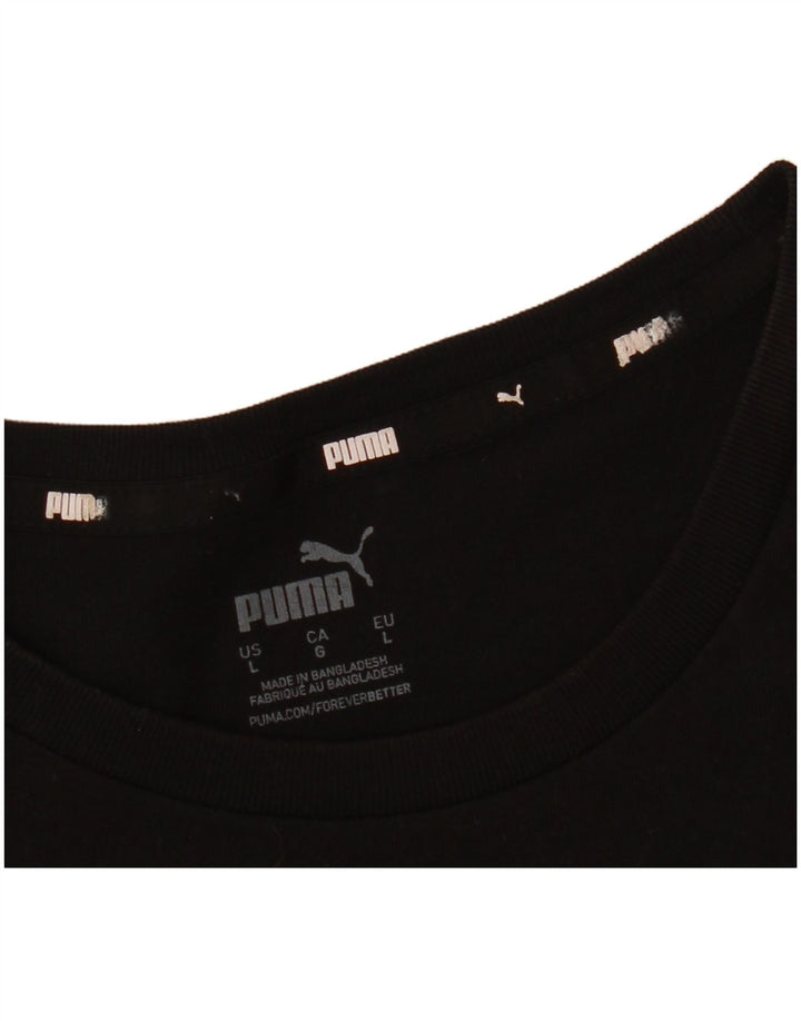 Puma Camiseta Masculina Graphic Top Grande Preto