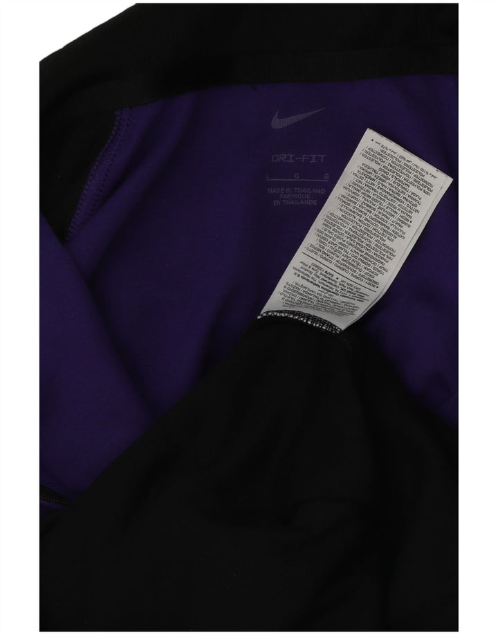 Suéter Nike masculino com capuz e zíper, grande, preto, colorido, poliéster
