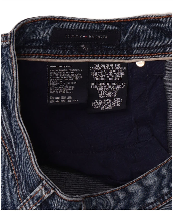 Jeans slim feminino TOMMY HILFIGER W30 L32 algodão azul