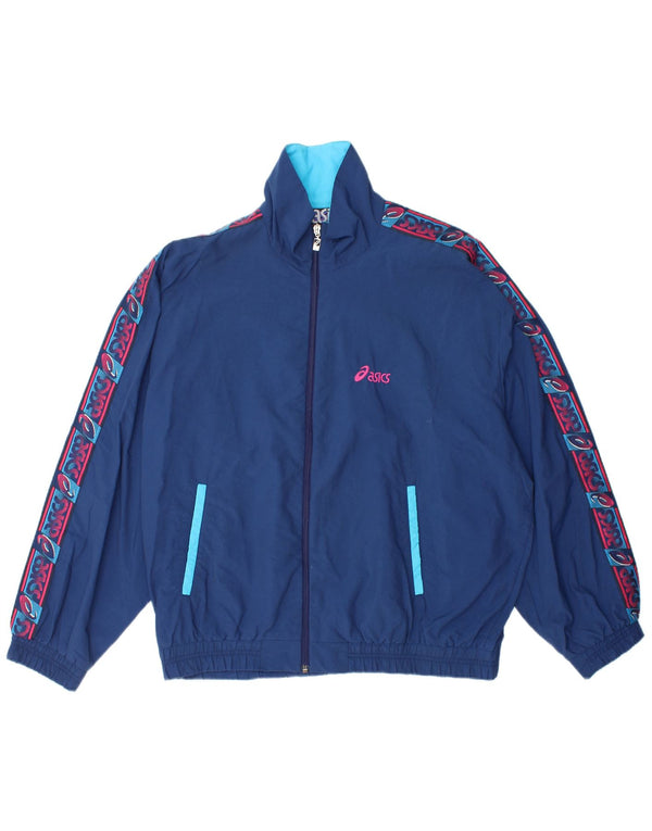 Jaqueta masculina de agasalho gráfico Oasis IT 50 poliamida azul médio