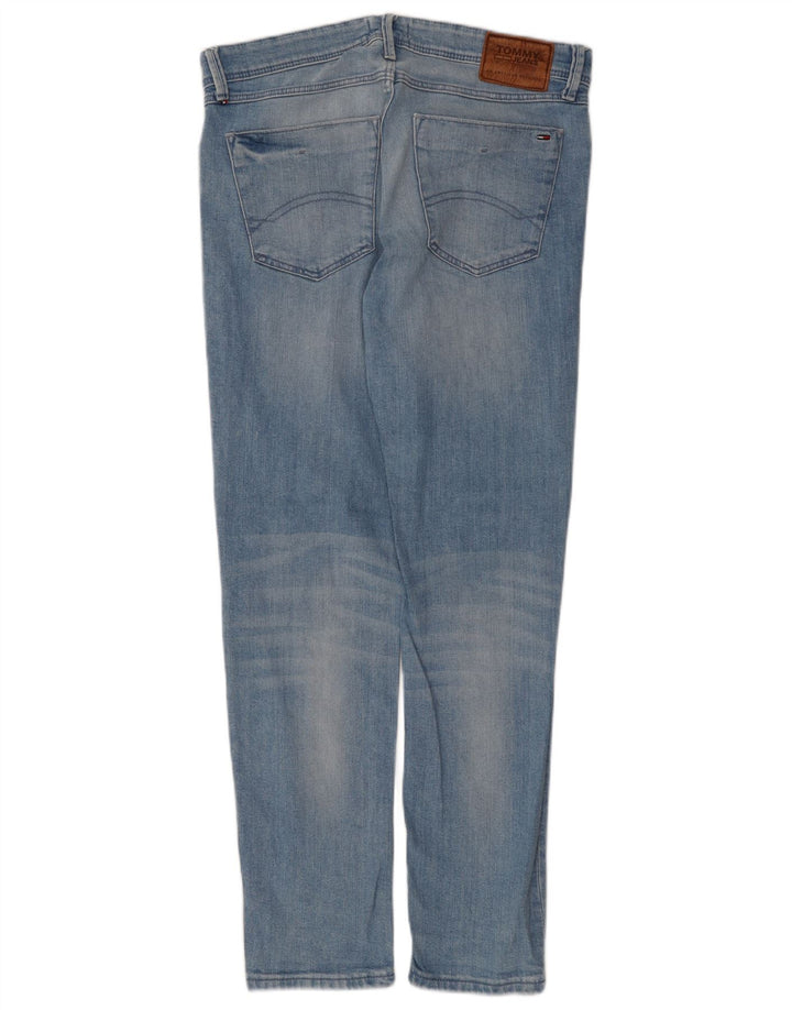 Tommy Hilfiger Masculino Slim Jeans W32 L30 Azul Algodão