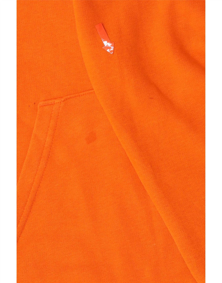 Puma masculino gráfico moletom com capuz pequeno algodão laranja