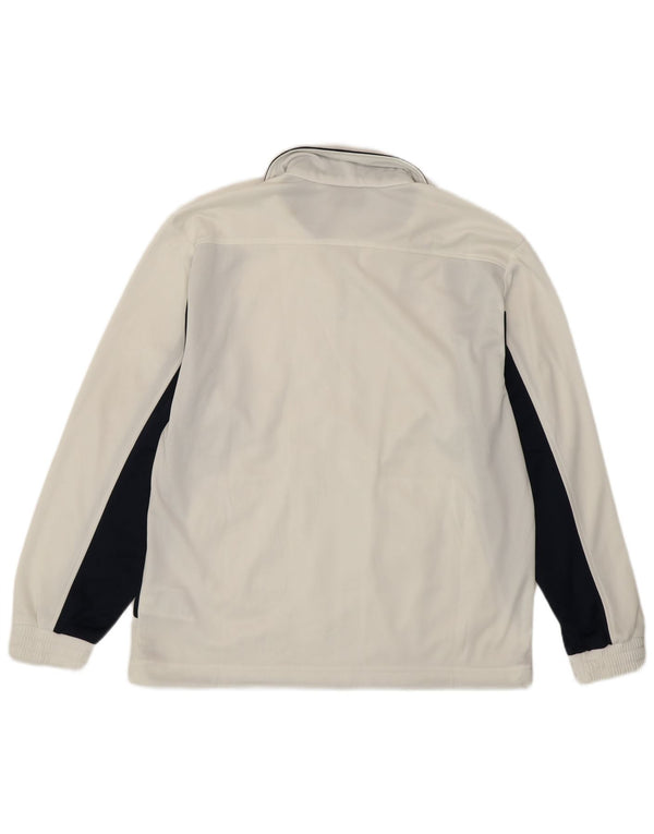 LOTTO Mens Treino Top Jaqueta Médio Branco Colorblock Poliéster