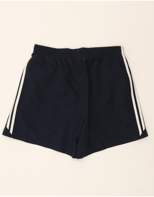 Shorts esportivos masculinos ADIDAS grandes poliéster azul marinho