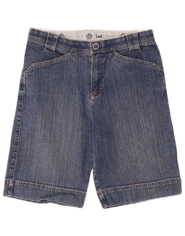 Shorts jeans feminino Lee US 6 médio W28 algodão azul