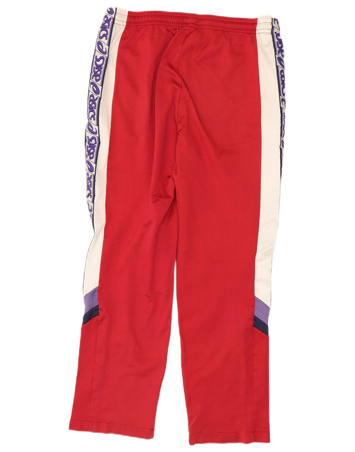 Calça de treino masculina Asics Graphic IT 52 grande vermelho colorblock poliamida