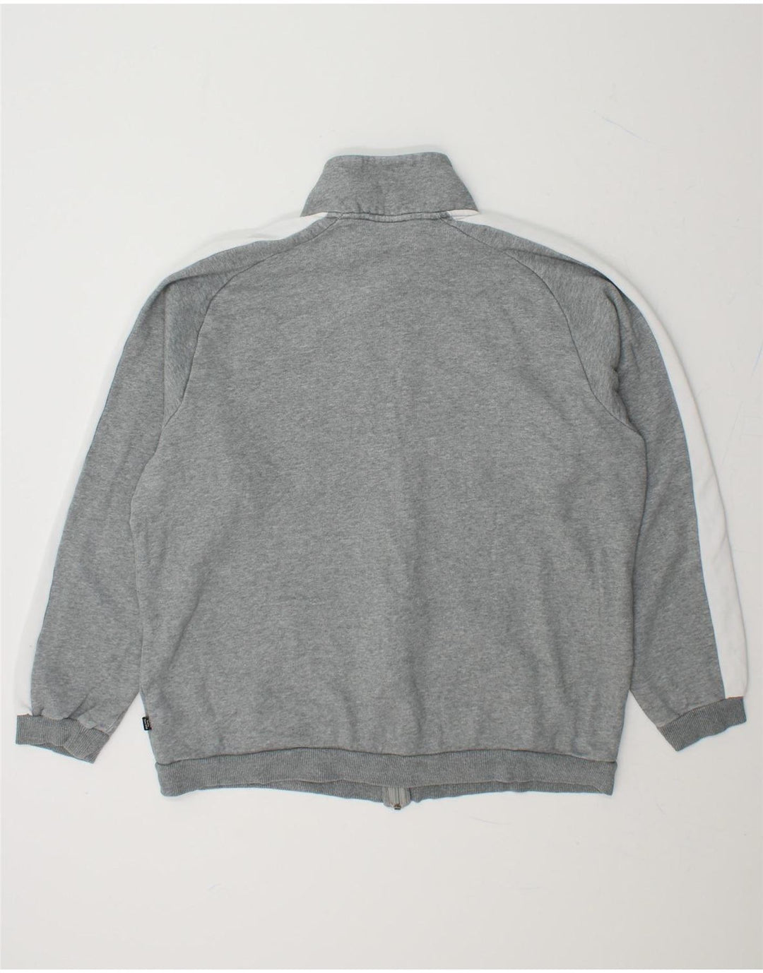 PUMA Mens Tracksuit Top Jacket Large Grey Colourblock Cotton Vintage Puma and Second-Hand Puma from Messina Hembry 