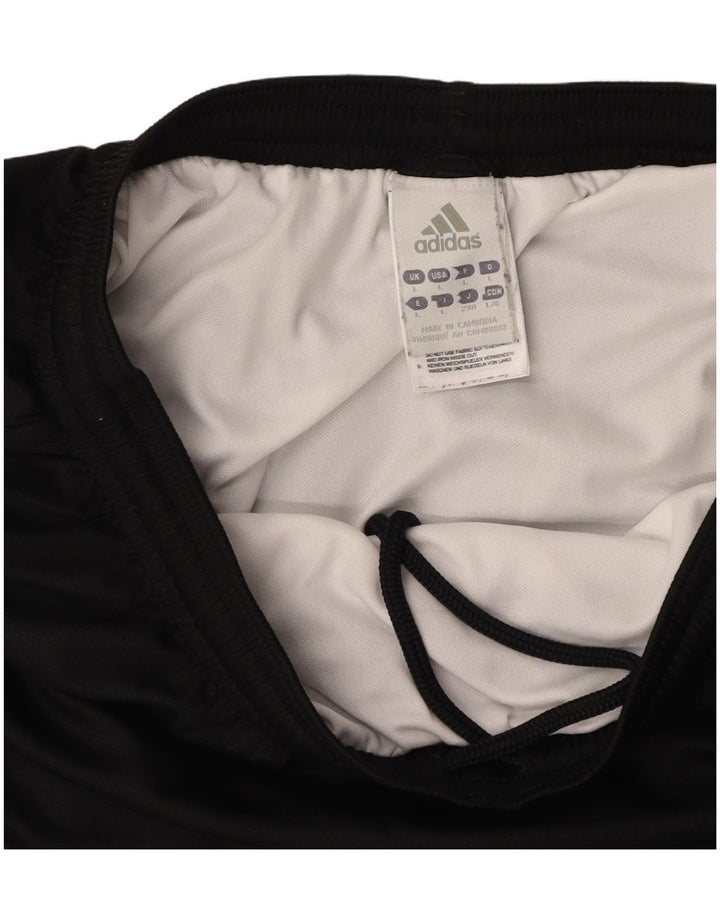 Shorts esportivos masculinos ADIDAS grande poliéster preto