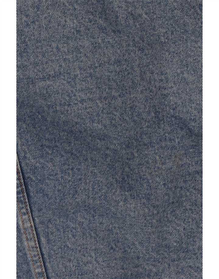 Jaqueta jeans masculina Sherpa Romano UK 42 XL azul poliéster