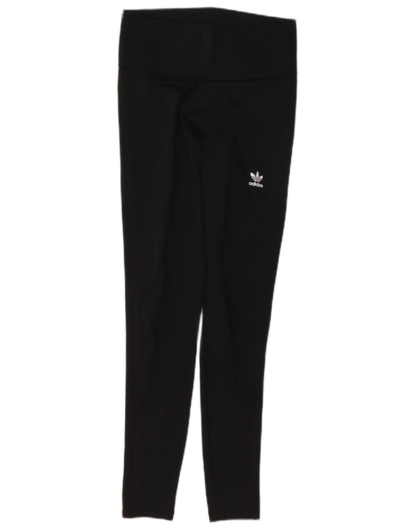 Leggings Adidas Femininas UK 12 Médio Poliéster Preto