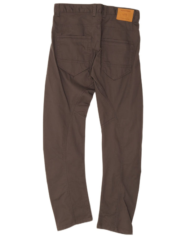 Calça casual masculina Jack & Jones Banana W32 L34 cinza poliéster