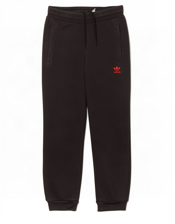 Adidas Womens Tracksuit Trousers Joggers UK 10 Small Black Cotton