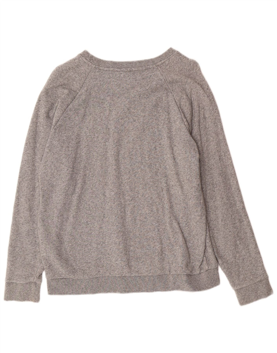 Moletom gráfico feminino Levi's Jumper UK 14 algodão cinza médio