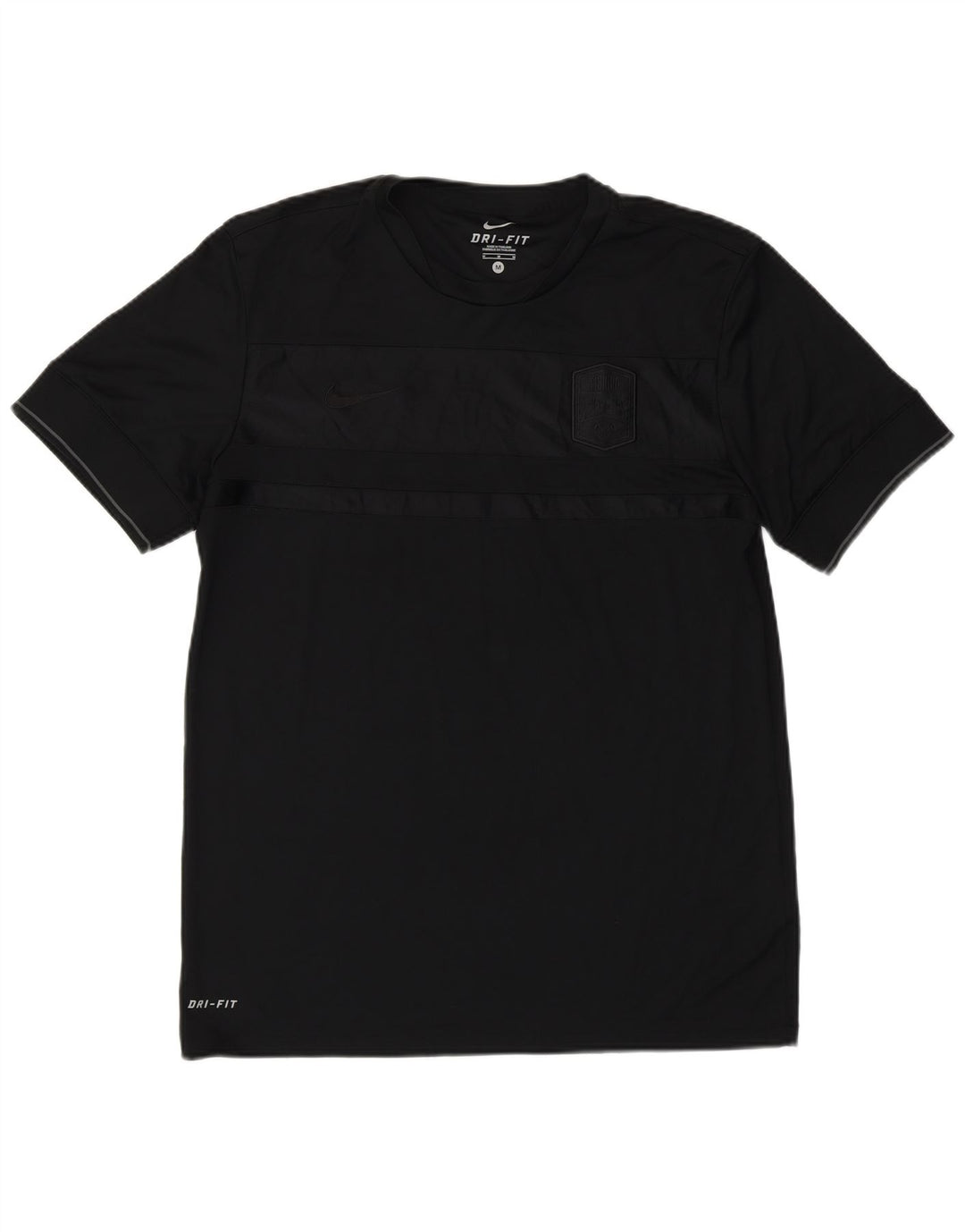 Camiseta Nike Masculina Dri Fit Top Médio Poliéster Preto