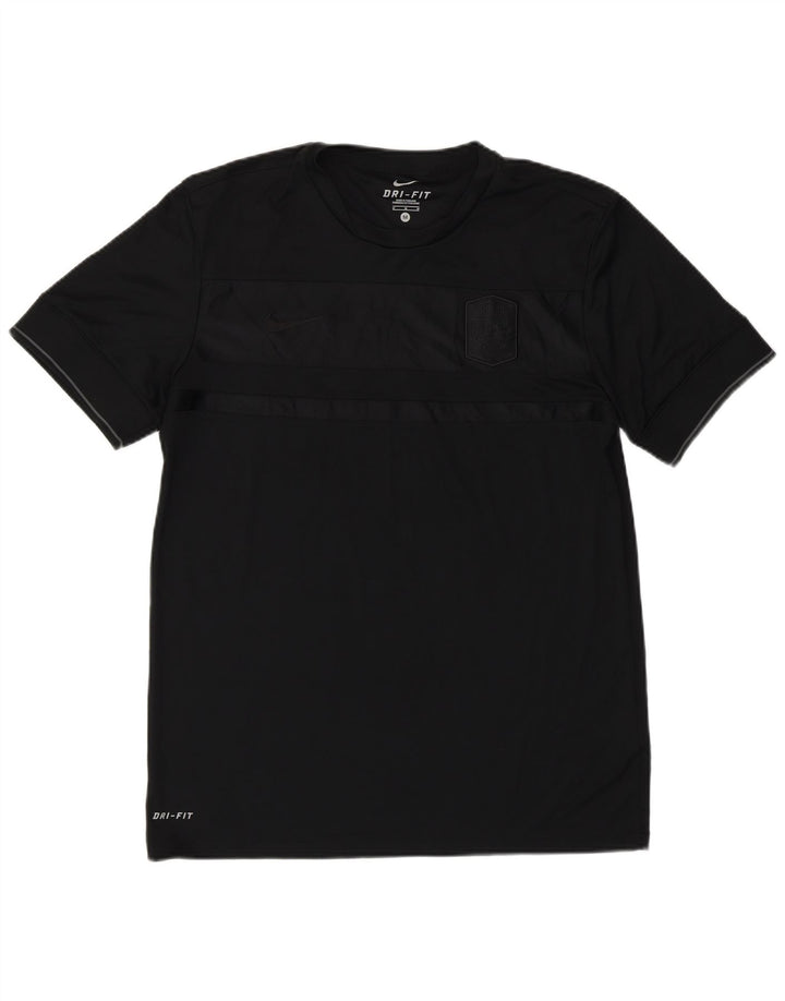 Camiseta Nike Masculina Dri Fit Top Médio Poliéster Preto