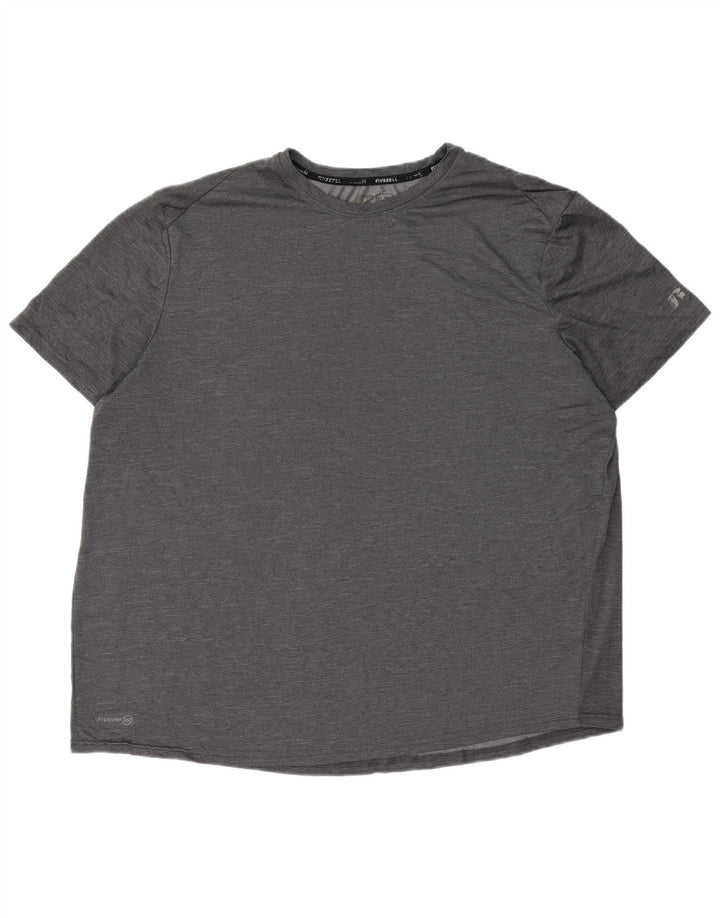 Camiseta masculina RUSSELL ATLÉTICA Top UK 46/48 XL poliéster cinza