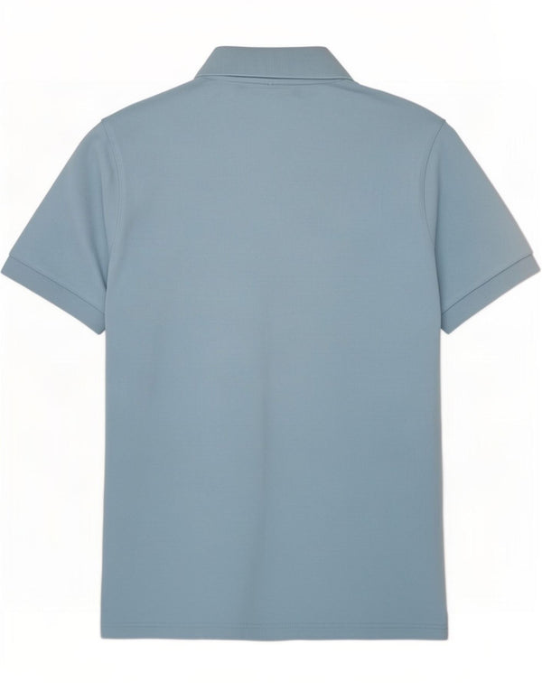 Camisa polo masculina Lee algodão azul médio