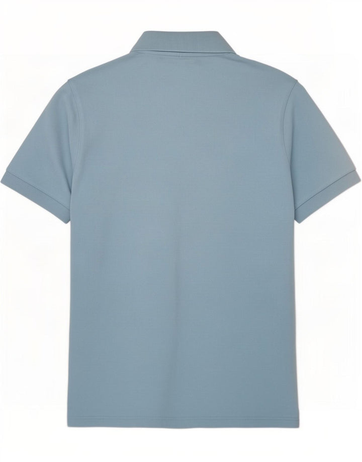 Camisa polo masculina Lee algodão azul médio