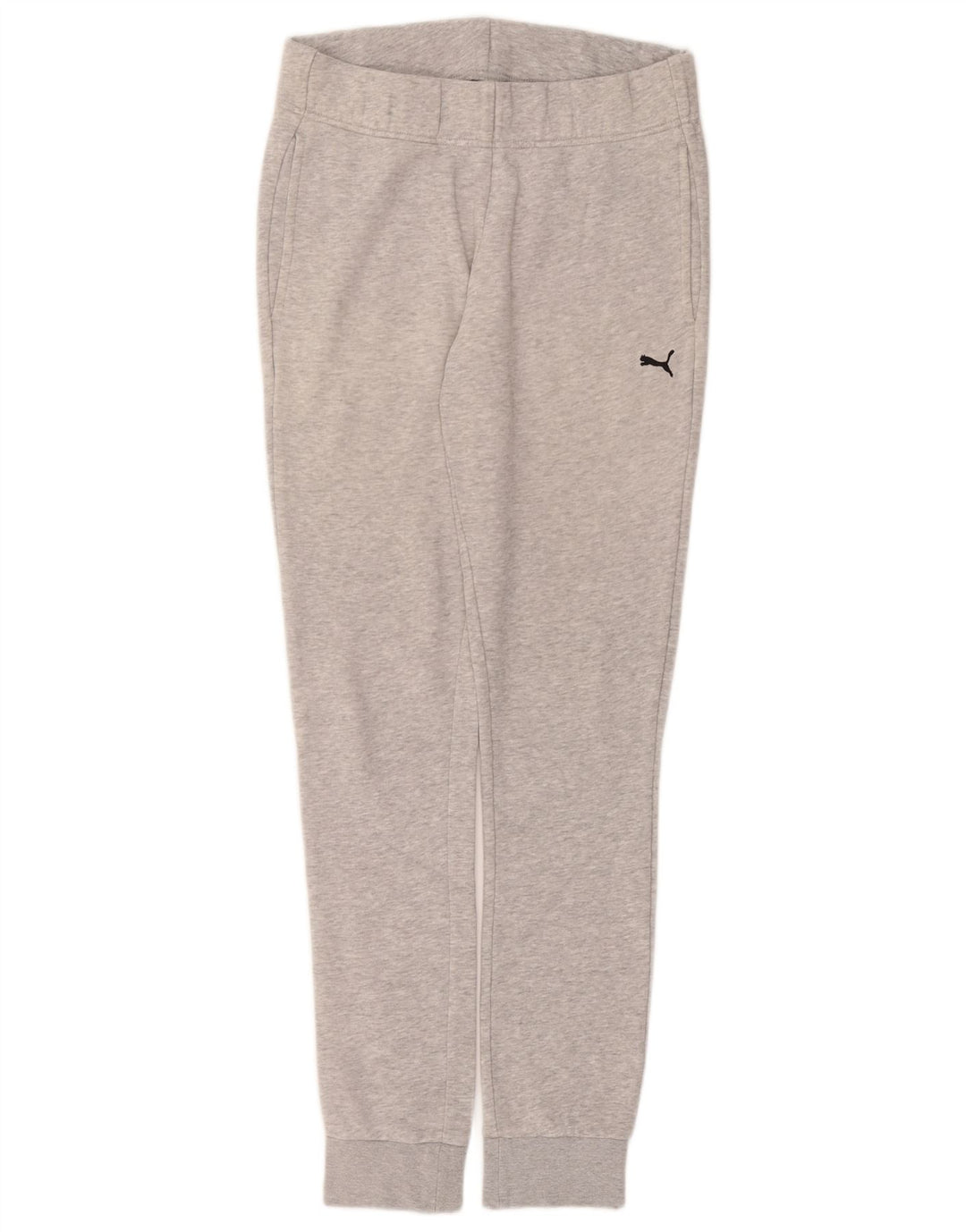 Calça de treino feminina PUMA Joggers UK 10 pequeno poliéster cinza