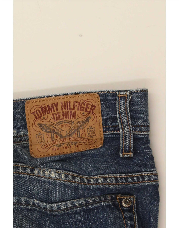 Tommy Hilfiger Masculino Ryder Zip Regular Straight Jeans W36 L32 Azul