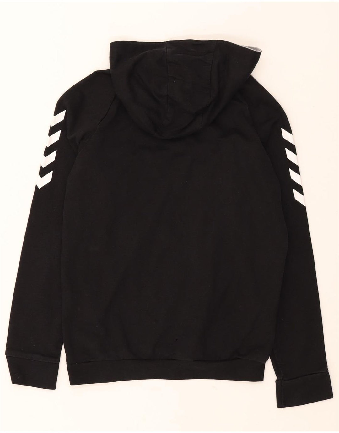 HUMMEL Suéter gráfico feminino com capuz 13-14 anos algodão preto