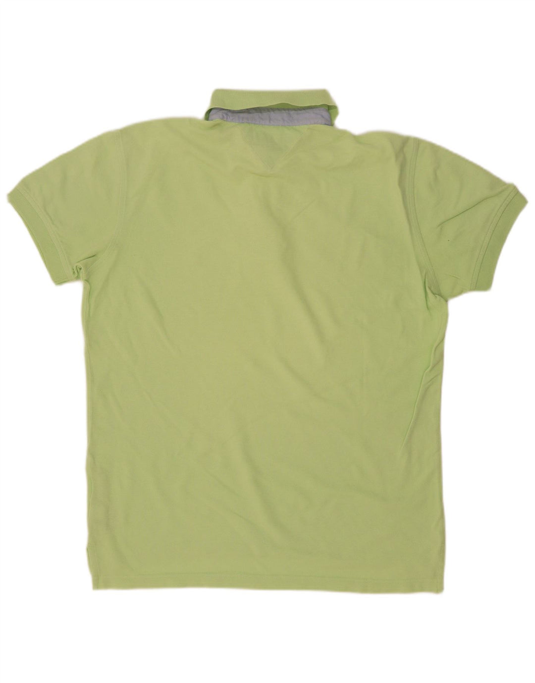 Camisa polo masculina Tommy Hilfiger algodão verde médio