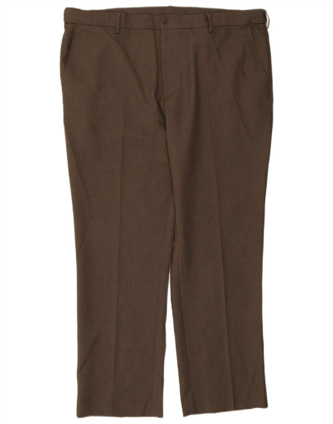 Farah Calça Chino Masculina Reta W44 L31 Poliéster Cáqui