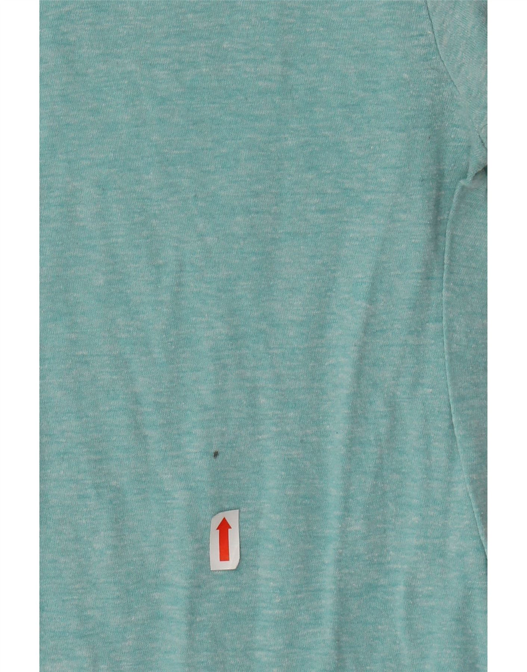 Camiseta masculina HURLEY com ajuste premium gráfico pequeno algodão manchado turquesa