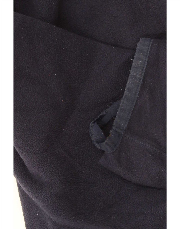 Suéter masculino Gap de lã com zíper e gola XL azul marinho