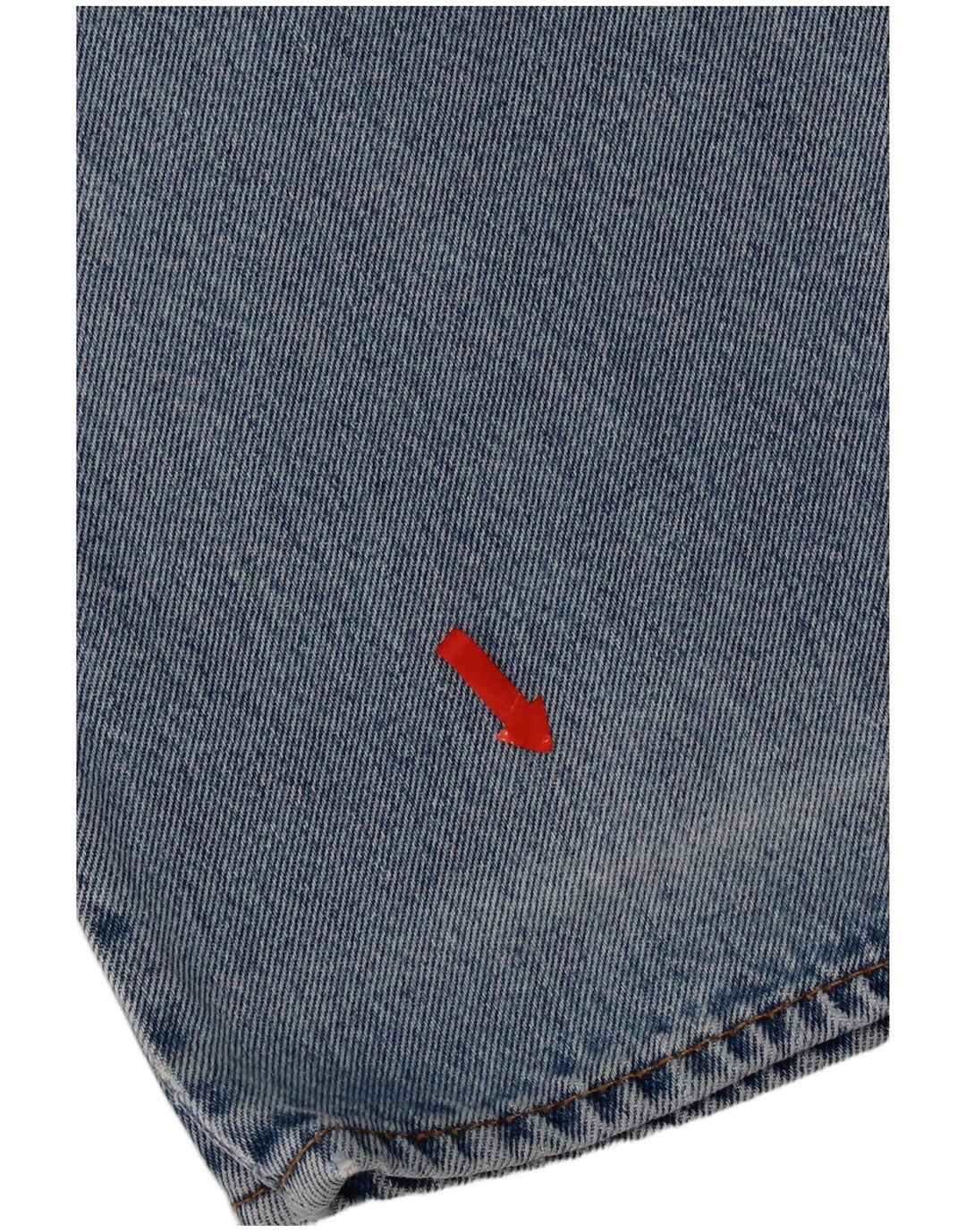 Jeans soltos femininos Levi's W30 L34 algodão azul