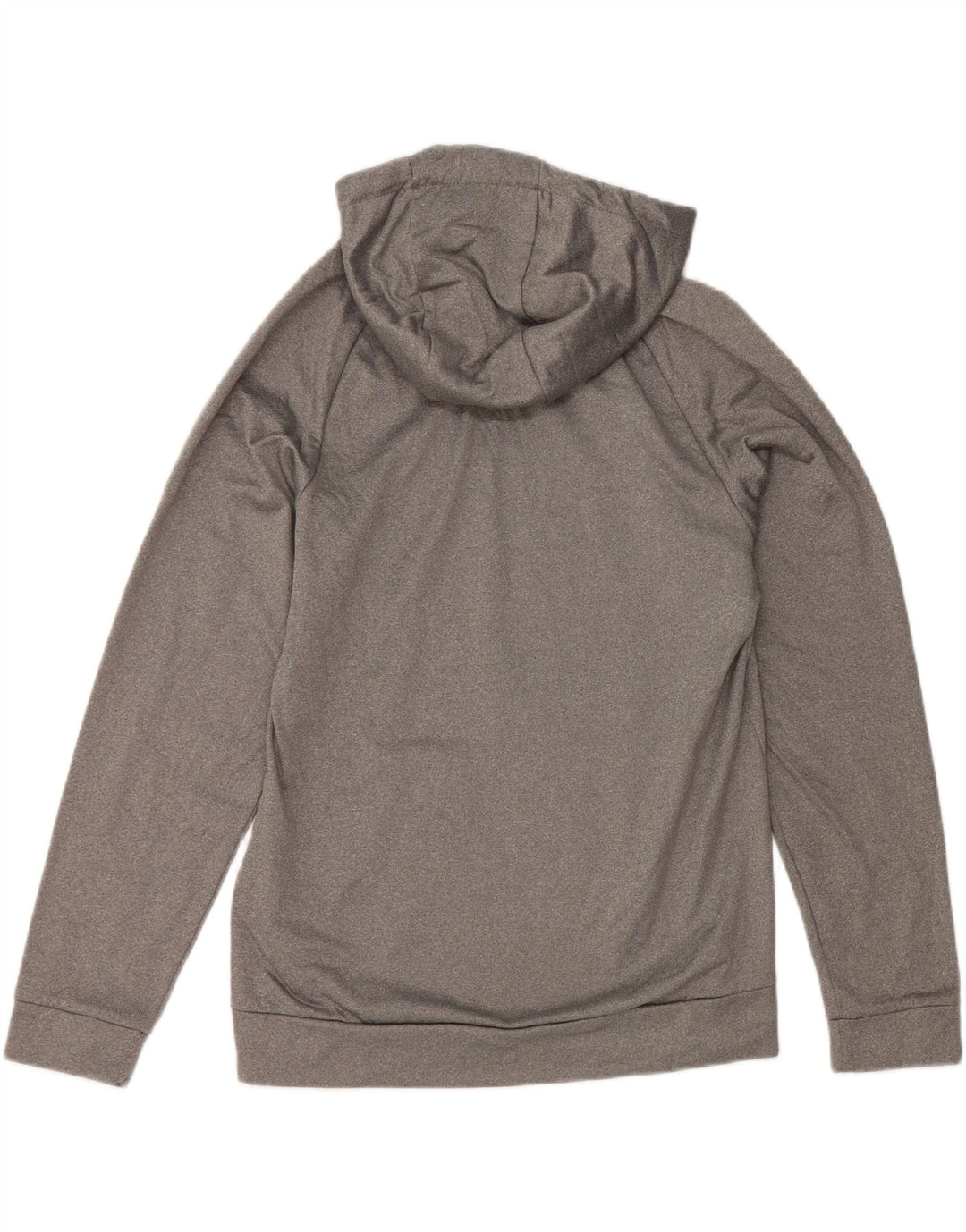 Suéter Nike Masculino Dri Fit com capuz pequeno cinza poliéster