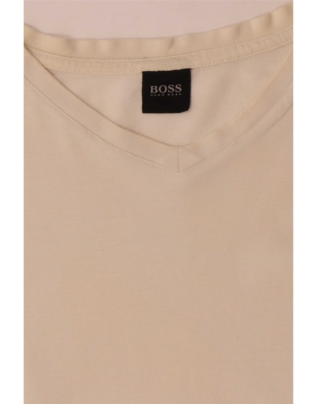 Camiseta masculina Hugo Boss Top XL algodão branco
