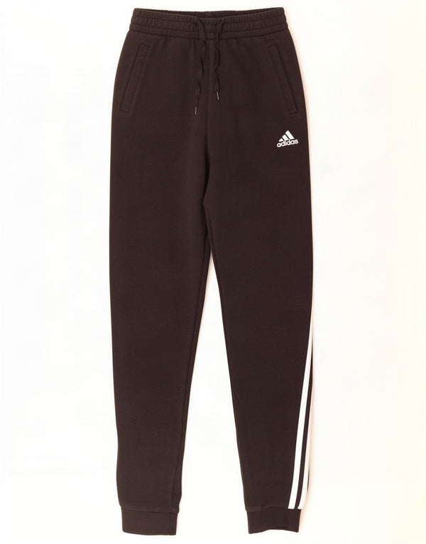 Adidas meninos calças de treino joggers 11-12 anos algodão preto