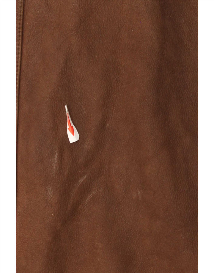 Casaco de couro masculino Wilsons UK 40 grande marrom