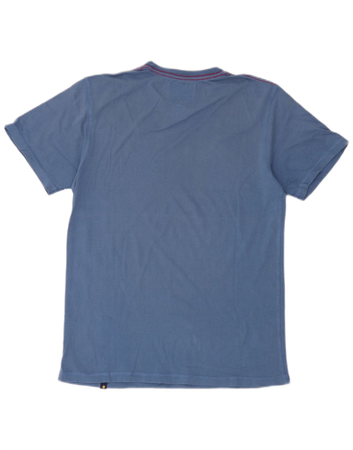 Camiseta gráfica masculina Joe Browns Top médio algodão azul