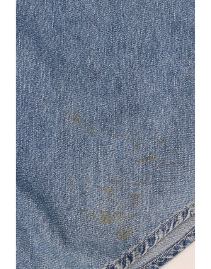 Camisa jeans masculina Levi's de algodão azul médio