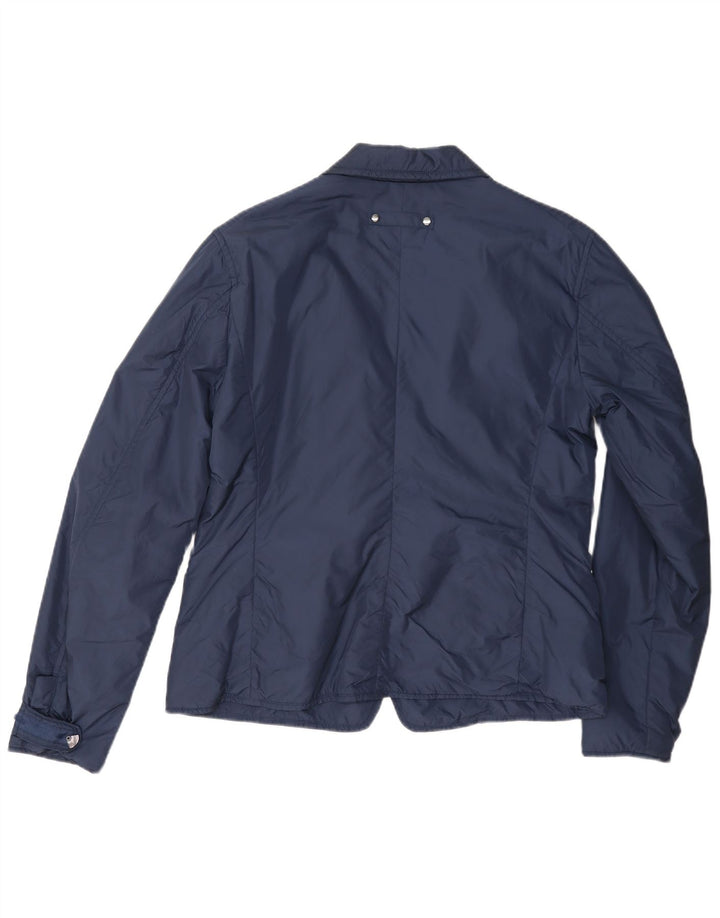 Jaqueta blazer feminina de 3 botões Anno Zhero IT 48 XL azul marinho poliamida